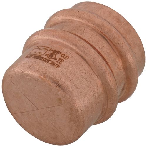 Main product image of 1-3/8" OD ACR Copper Press Cap