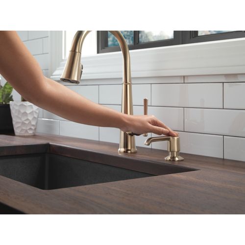 Emmeline Soap Dispenser (Lumicoat Champagne Bronze)