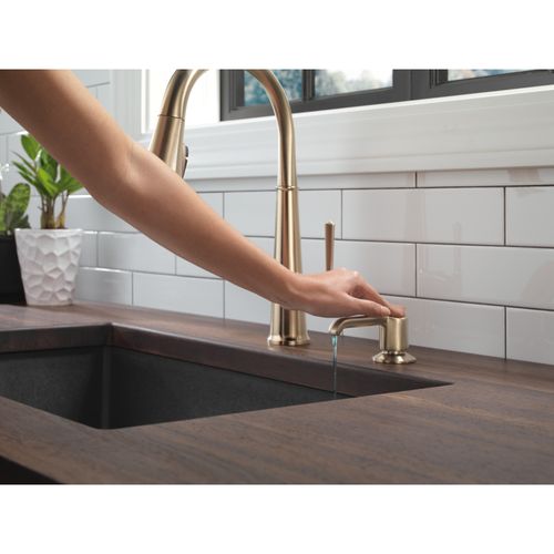Emmeline Soap Dispenser (Lumicoat Champagne Bronze)