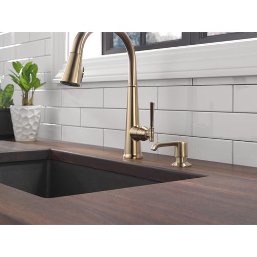 Emmeline Soap Dispenser (Lumicoat Champagne Bronze)