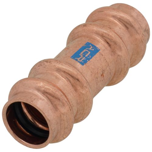 Main product image of 5/8" OD ACR Copper Press Coupling, Staked Stop