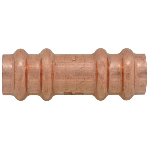 Main product image of 5/8" OD ACR Copper Press Coupling, Staked Stop