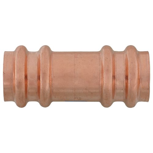 Main product image of 7/8" OD ACR Copper Press Coupling, Staked Stop
