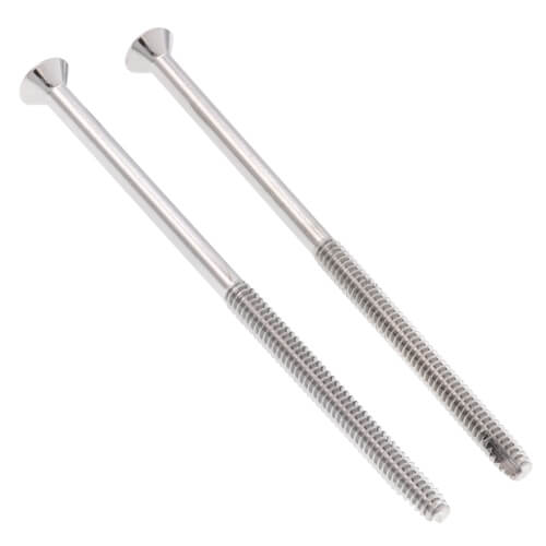 Chrome Extra Long Screws for Escutcheon Trim (Pack of 2), RP12630