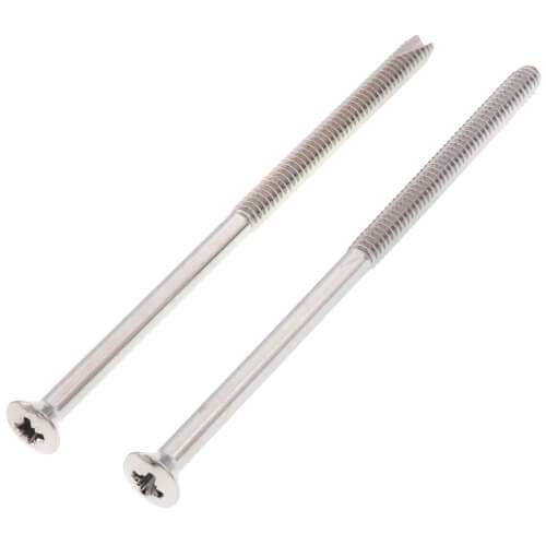 Chrome Extra Long Screws for Escutcheon Trim (Pack of 2), RP12630