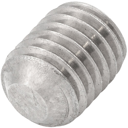 1/4"-20 X 2" Thumb Screw Stainless Steel - Gray Knurled Round Plastic