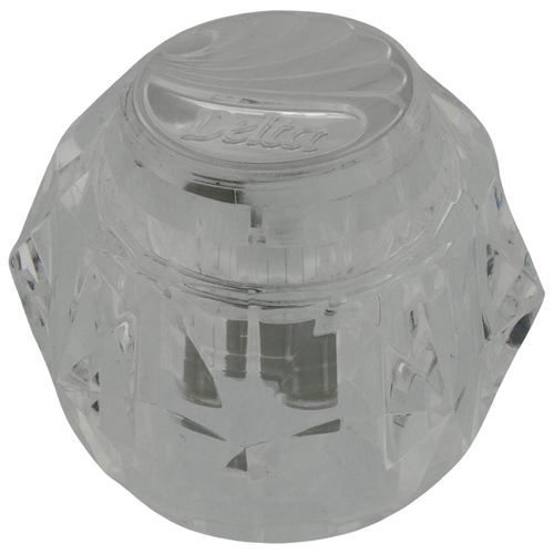 Main product image of Clear/Chrome Acrylic Knob Handle Kit For Single Handle Lavatories, RP17449