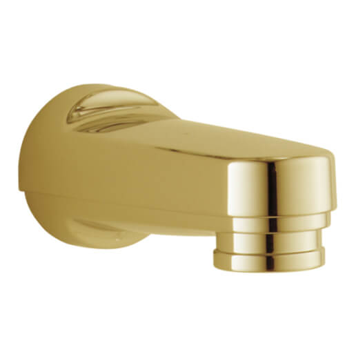 Tub Spout - Pull-Down Diverter - Polished Brass