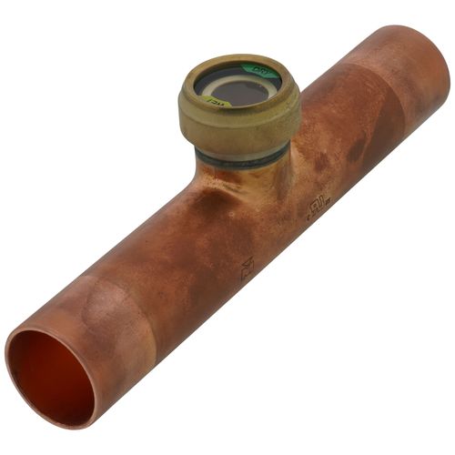 Main product image of 1-1/8" OD FTG Hermetically Sealed Sight Glass Moisture Indicator