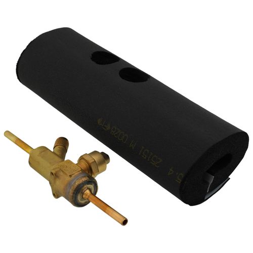 Main product image of 1/4" OD FTG Cyclemaster Multi-Split Ball Valve w/ Access Port & Insulation