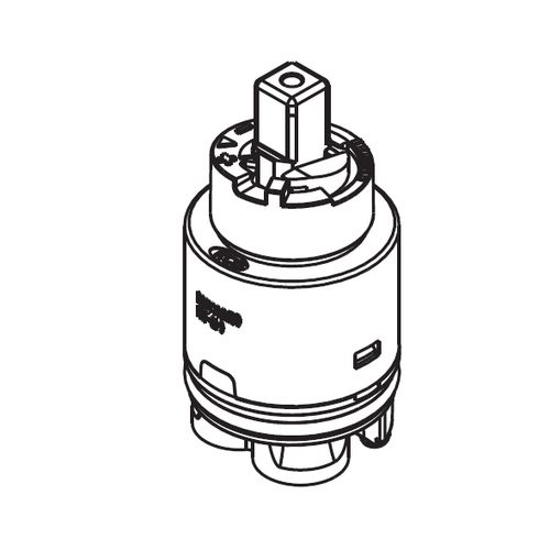 Commercial Instit Parts Single Hole Ceramic Cartridge, RP34322