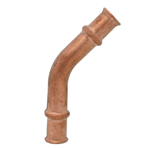 3/8" Refrigerant Copper Press 45° Elbow