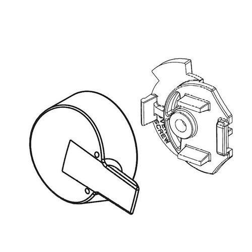 Main product image of Compel Temperature Knob & Cover, 17 Series (Chrome), RP73380