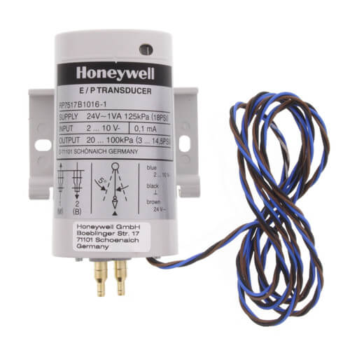 Main product image of Electronic Pneumatic Transducer w/ direct action and 2 to 10 Vdc @ 0.1 mA max input signal (w/ cover)
