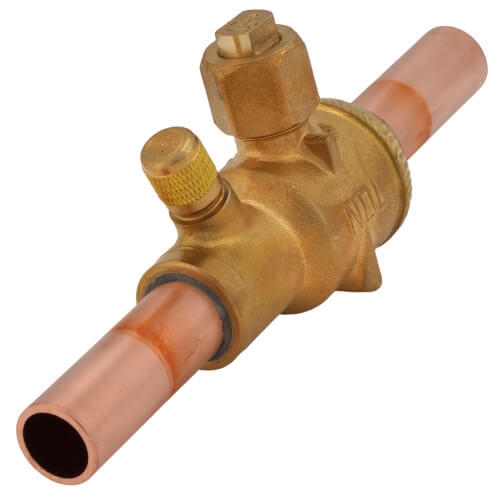 Main product image of 3/4" ODM Ball Valve w/ Schrader Valve, 3791121200111
