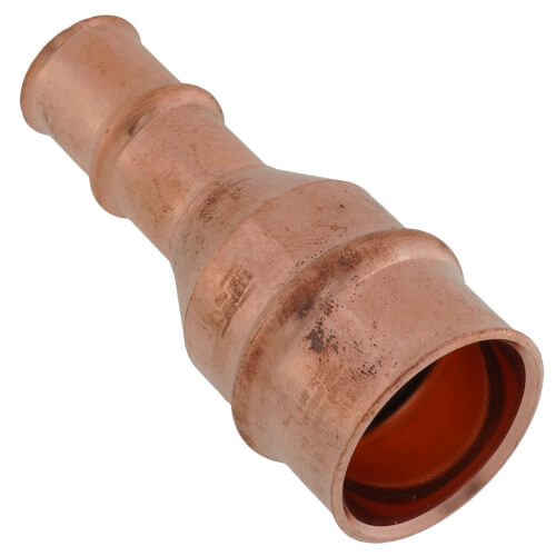 Main product image of 1-1/8" to 5/8" Refrigerant Copper Press Reducer Coupling