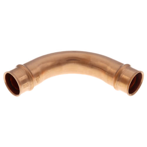 Main product image of 1-1/8" Refrigerant Copper Press Long Radius 90° Elbow