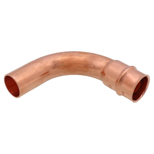1-1/8" Refrigerant Copper Press Long Radius 90° Street Elbow
