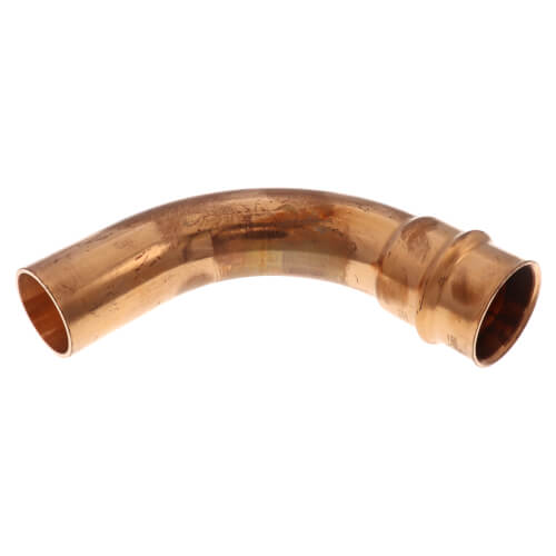 1-3/8" Refrigerant Copper Press Long Radius 90° Street Elbow