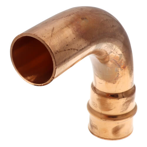 1-3/8" Refrigerant Copper Press Long Radius 90° Street Elbow