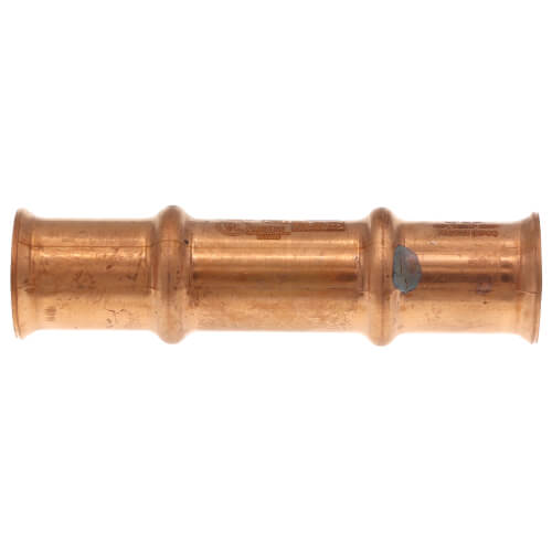 1/2" Refrigerant Copper Press Slip Coupling, Buna-N O-Ring