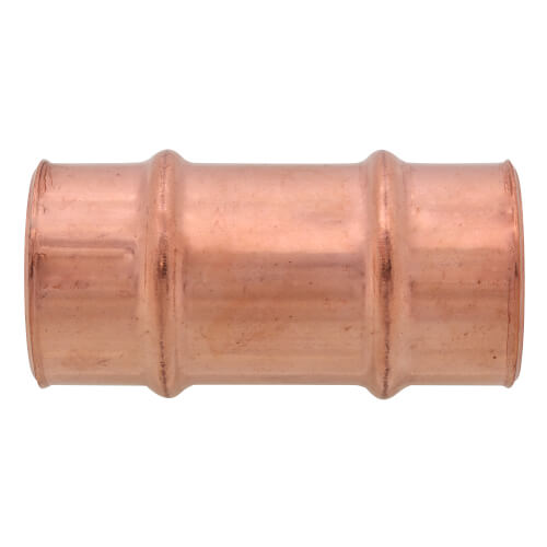 1-1/8" Refrigerant Copper Press Slip Coupling, Buna-N O-Ring