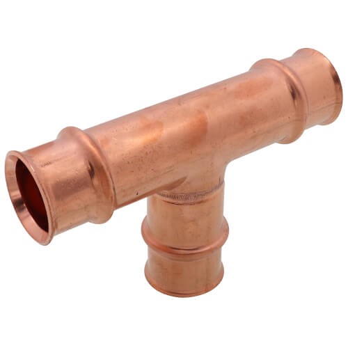 1" Refrigerant Copper Press Tee