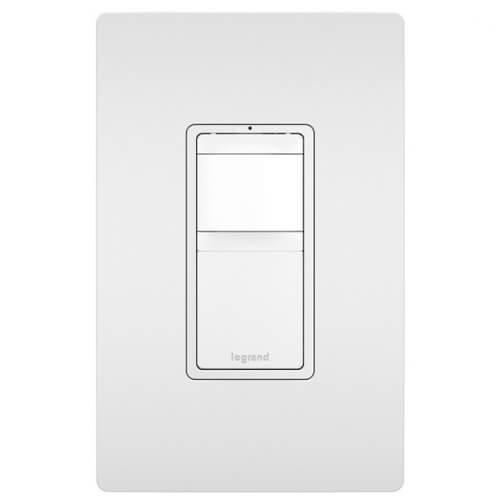 Main product image of Radiant Single-Pole Vacancy Sensor, 180-Degree Mount, 600 sq.ft Footprint (120 VAC) - Tri-Color