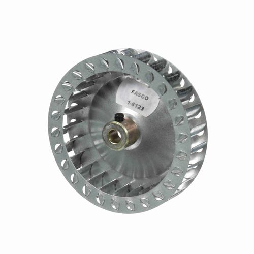 Main product image of Single Inlet 4" Dia. 7/8" Width Wheel, 1-6123