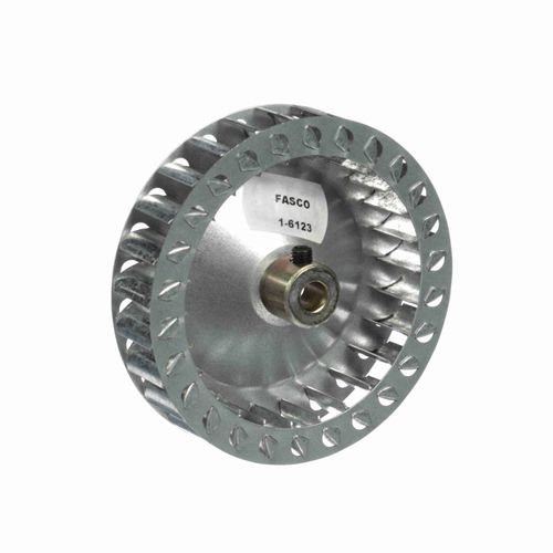 Main product image of Single Inlet 4" Dia. 7/8" Width Wheel, 1-6123