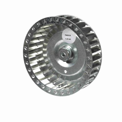 Main product image of Single Inlet 5-3/4" Dia. 1-1/2" Wheel, 1-6143