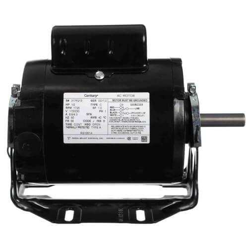 Main product image of 5-5/8" Capacitor Start Resilient Base Motor w/ 56 Frame (115/230V, 1725 RPM, 1/2 HP)