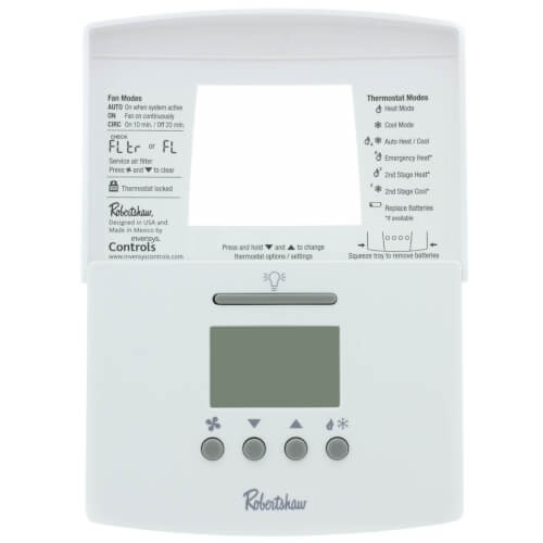 RS4110 Robertshaw RS4110 Digital NonProgrammable Thermostat Heat