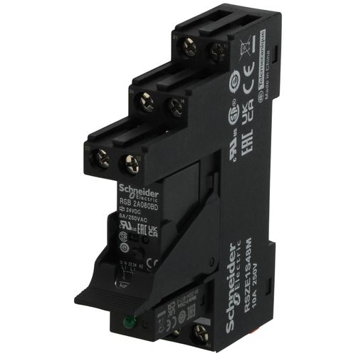Main product image of Harmony Electromechanical Interface Plug-In Relay, Pre-Assembled (8A, 2 CO w/ LED, 24 VDC)