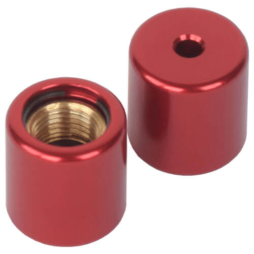 5/16" Red Refrigerant Safety Caps for R410A (Pack of 2 Caps)