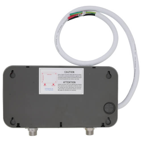 3.5 kW Indoor Tankless Electric Water Heater w/ 1/2" NPT Connections & Digital Temp. Display
