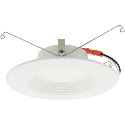 Main product image of 6" LED Recessed Retrofit Downlight, 8W, 3000K, 90 CRI, Round Smooth Trim (White)