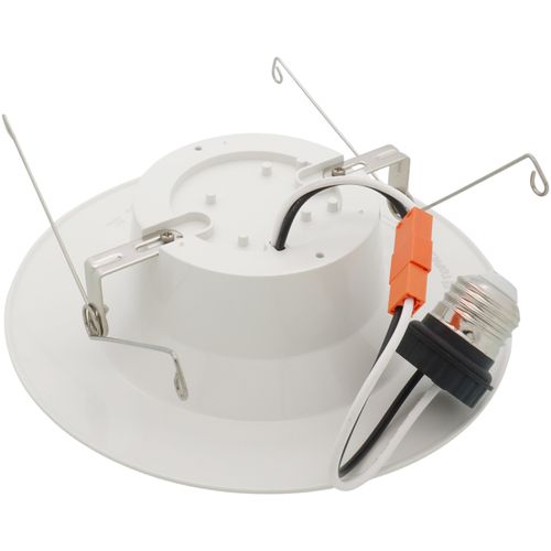 Main product image of 6" Economy LED Recessed Retrofit Downlight, 8W, 4000K, 90 CRI, Round Baffle Trim (White)