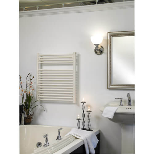 24" x 46" Radia Hydronic White Towel Radiator (RTR-4624)