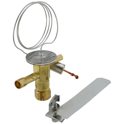 Main product image of M Series 1/4" x 3/8" Straightway R-134A Thermal Expansion Valve, Internal Equalization, 30" Capillary (0.25 Ton)