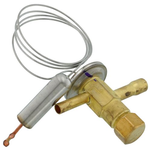 Main product image of M Series 1/4" x 3/8" Straightway R-134A Thermal Expansion Valve, Internal Equalization, 30" Capillary (0.25 Ton)