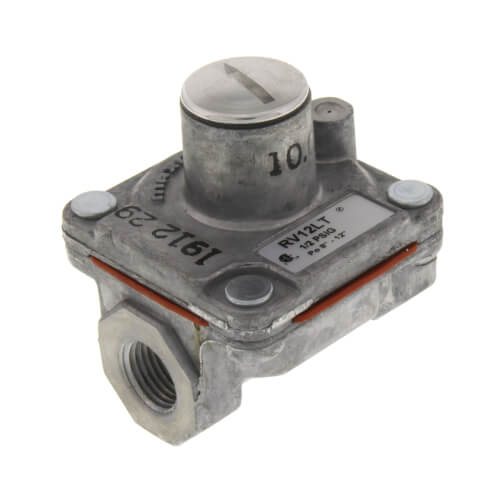 Main product image of 1/8" Poppet Style Gas Regulator LT model (25,000 BTU) w/ Blue Spring 8-12" WC