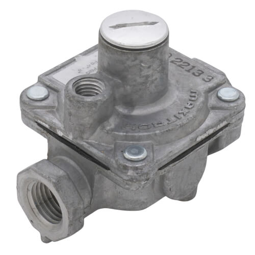 Main product image of 1/4" Poppet Style Gas Regulator w/ Vent Limiting Orifice (Max 4-8" Out)