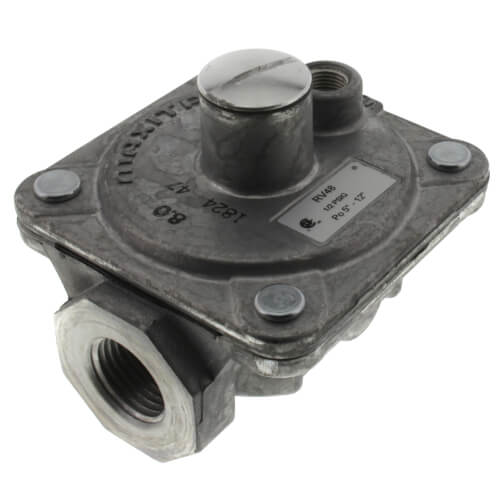 Main product image of 1/2" Poppet Style Regulator Max 5-12" W.C (250,000 BTU)