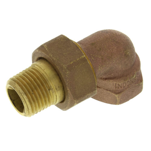 1/2" (FIP x Male Union) Radiator Union Elbow