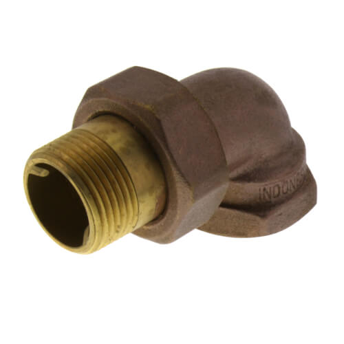 1" (FIP x Male Union) Brass Radiator Union Elbow