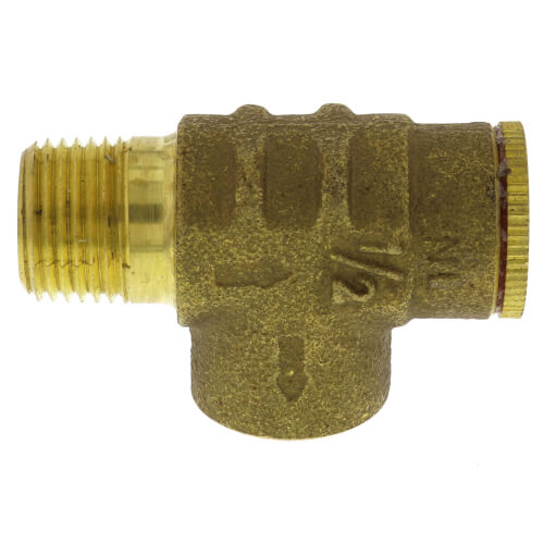Main product image of 1/2" Brass Relief Valve, Non-Adjustable, 100 PSI (Lead Free)