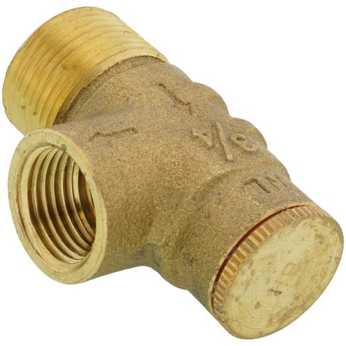 Main product image of 3/4" x 1/2" Brass Relief Valve, Non-Adjustable, 100 PSI (Lead Free)