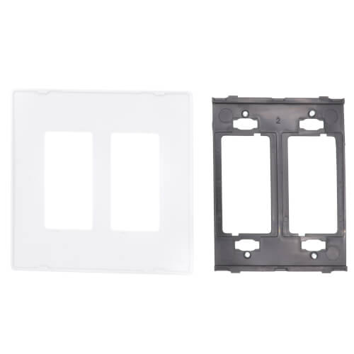 Main product image of Radiant 2-Gang Screwless Wall Plate (White)