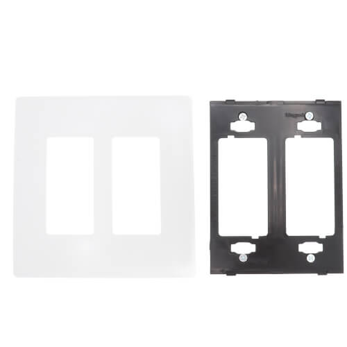 RWP262W Pass & Seymour RWP262W Radiant 2Gang Screwless Wall Plate